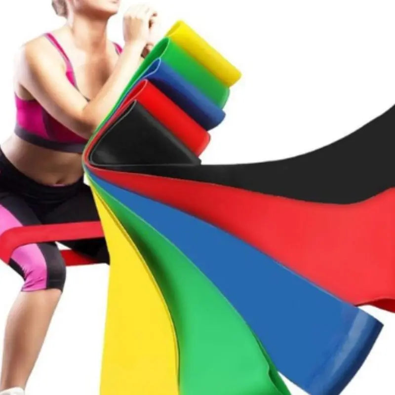 Kit 5 Elasticos Multifunctional Crossfit Pilats