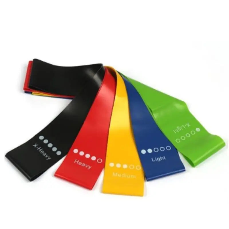 Kit 5 Elasticos Multifunctional Crossfit Pilats