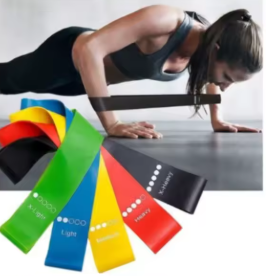 Kit 5 Elasticos Multifunctional Crossfit Pilats
